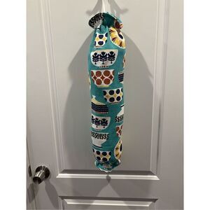 Handmade Plastic Bag Holder- tea cups